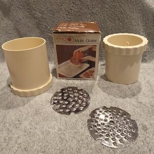 Eva Multi Grater Spices Grinder Rotary‎ Stainless Steel-Olive Garden Style